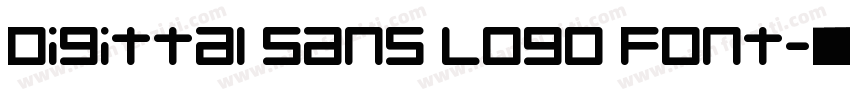 Digittal Sans Logo Font字体转换